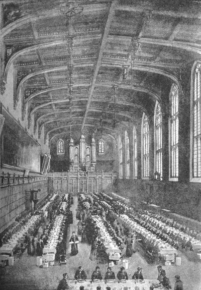Christs Hastanesi, Büyük Salon - Akşam Yemeğindeki Çocuklar, 1891 by William Luker