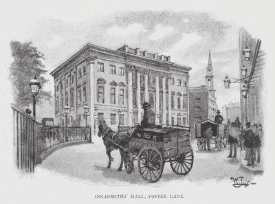 Kuyumcular Salonu, Foster Lane (lito) by William Luker