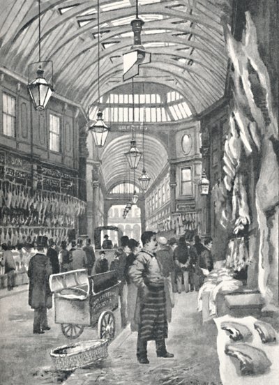 Leadenhall Pazarı, 1891 by William Luker