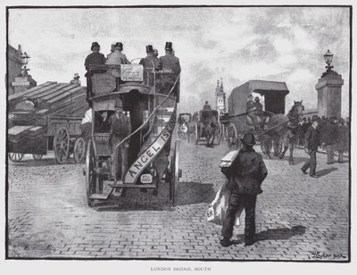 Londra Köprüsü, Güney (taş) by William Luker