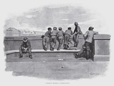 Londra Köprüsü, İşsiz (taş) by William Luker