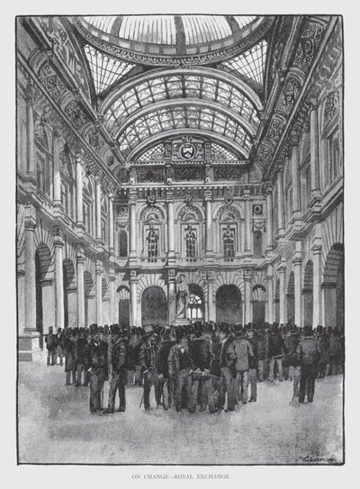 Değişimde, Kraliyet Borsası (lito) by William Luker