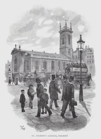 Aziz Andrew Kilisesi, Holborn (taş) by William Luker