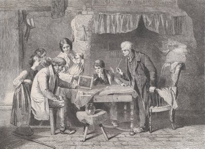 Büyükbabanın Portresi, Illustrated London News, 4 Ocak 1862. by William Luson Thomas