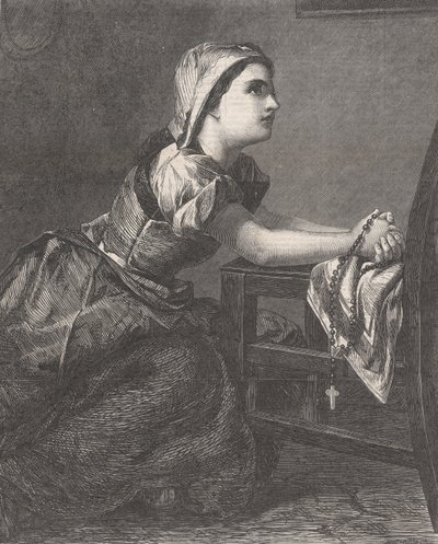 La Prière The Prayer, Illustrated London News