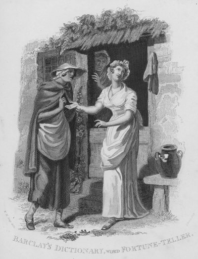 Barclays Sözlüğü, kelime: Falcı (gravür) by William Marshall (after) Craig