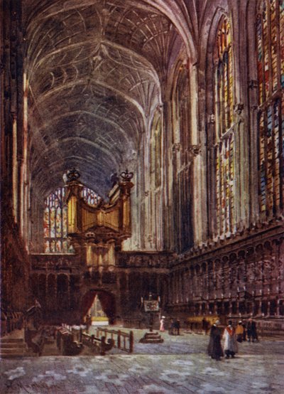 Korodan Kings College Şapeli İçişleri by William Matthison