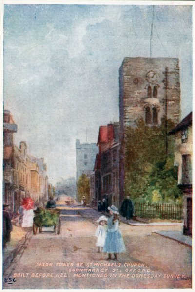Sakson Kulesi, St Michaels Kilisesi, Cornmarket St by William Matthison