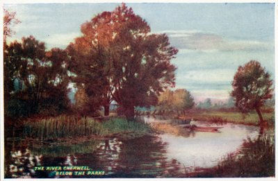 Parkların altında Cherwell Nehri, by William Matthison