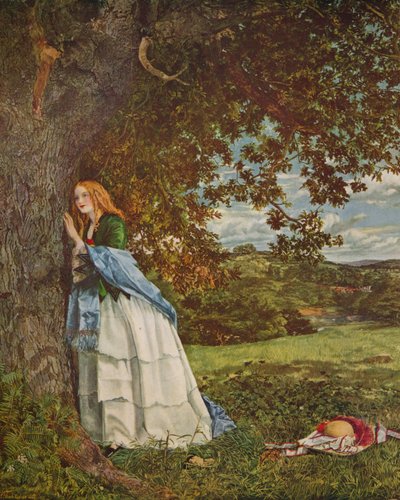 Konuşan Meşe Tennyson, 1857, c1915 by William Maw Egley