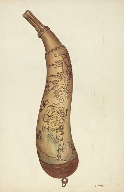 Toz boynuz, c. 1938. by William McAuley