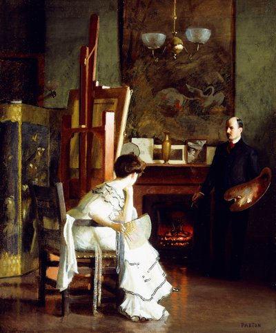 Stüdyoda by William McGregor Paxton
