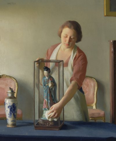 Heykelcik, 1921. by William McGregor Paxton