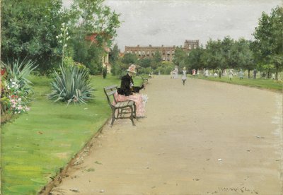 Bir Şehir Parkı, c.1887 by William Merritt Chase