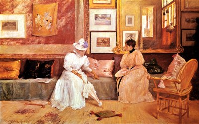 Dostça Bir Çağrı, 1895 by William Merritt Chase