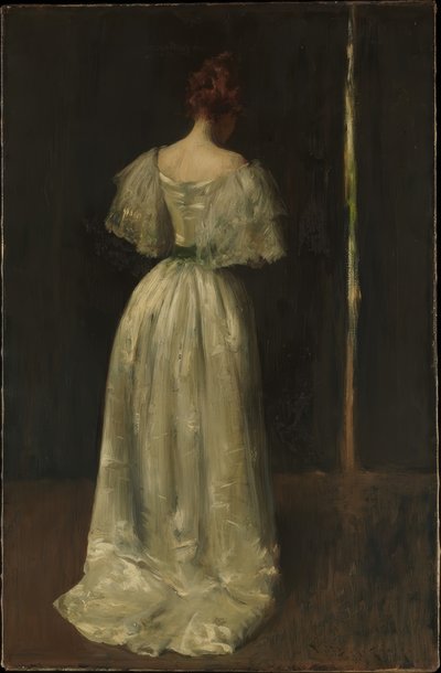 17. yüzyıl hanımı by William Merritt Chase