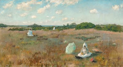 Sonbahar Çiçeklerinin Toplanması, 18941895. by William Merritt Chase