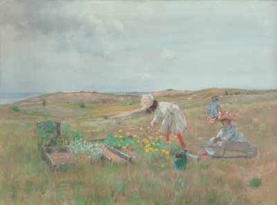 Çiçek Toplama by William Merritt Chase