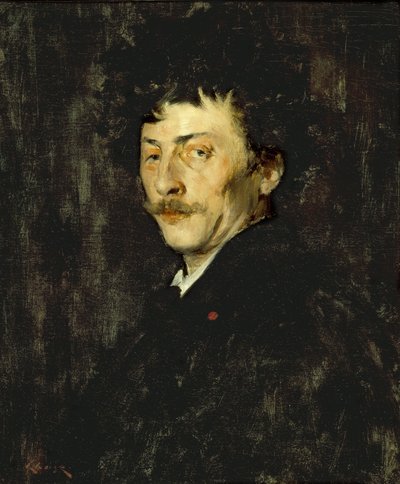 Pablo de Sarasate: Bir Kemancının Portresi, 1875 dolayları by William Merritt Chase