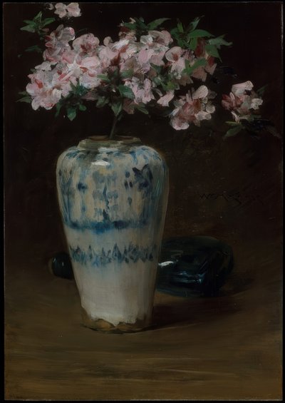 Pembe Açelya—Çin Vazo by William Merritt Chase