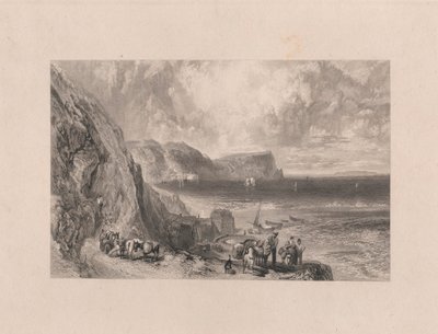 Clovelly Körfezi ve Lundy Adası by William Miller