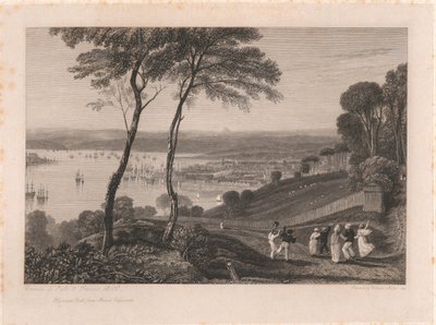 Edgecumbe Dağı'ndan Plymouth Rıhtımı by William Miller