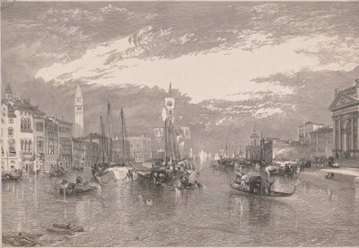 Büyük Kanal, Venedik by William Miller
