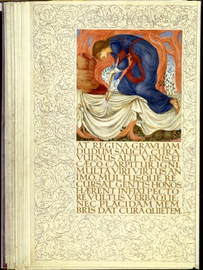 Dido kendini bıçaklıyor, Virgil