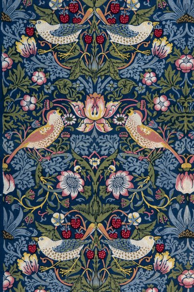 çilek hırsızı Dekoratif kumaş, 1883. by William Morris