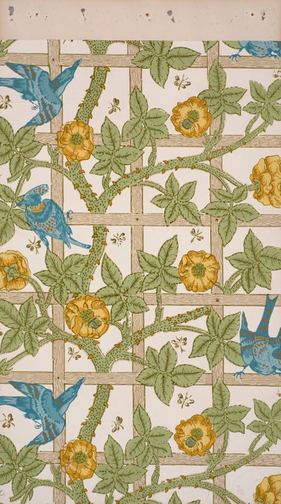 Çardak. Duvar kağıdı, 1862. by William Morris