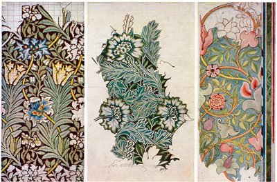 William Morris 1834-1896, 1934 tarafından çalışma çizimleri. by William Morris