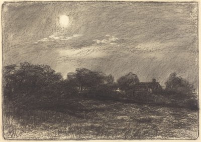 Akşam, Çiftlik Manzarası by William Morris Hunt