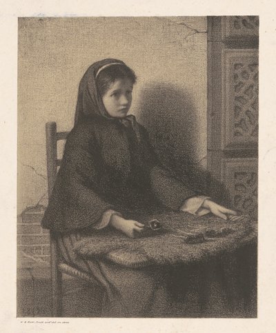 menekşe kız by William Morris Hunt