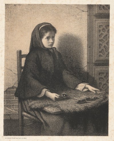 menekşe kız by William Morris Hunt