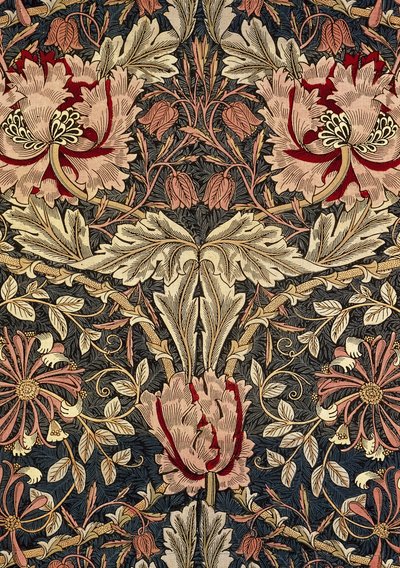 Dekoratif kumaş, 1876-1890. by William Morris Tapestry Works