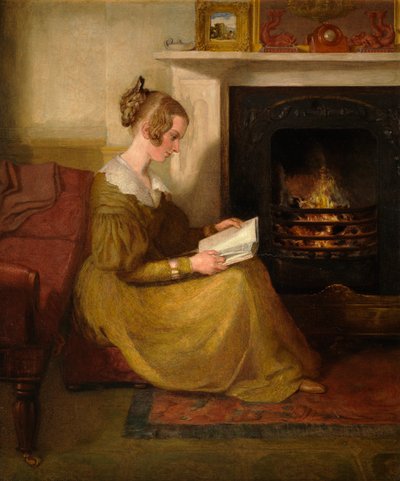 Bir Ocak Başı Okuması, 1825 dolayları by William Mulready