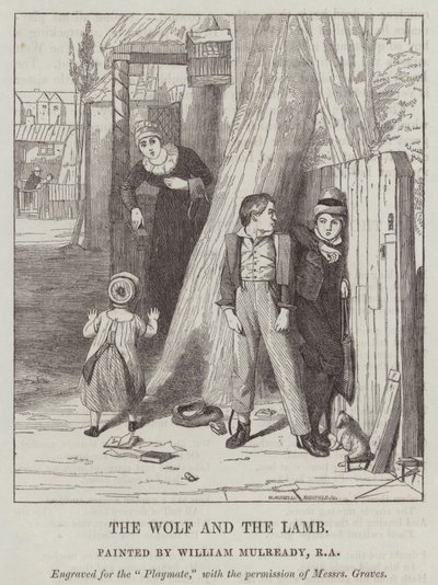Kurt ve Kuzu by William Mulready
