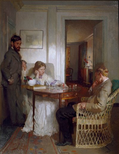 Satranç Oyuncuları, 1902 öncesi by William Newenham Montague Orpen