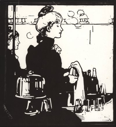 Barmen (Herhangi Bir Bar) by William Nicholson