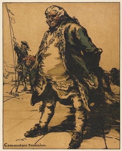 Romantik Karakterler: Commodore Trunnion by William Nicholson