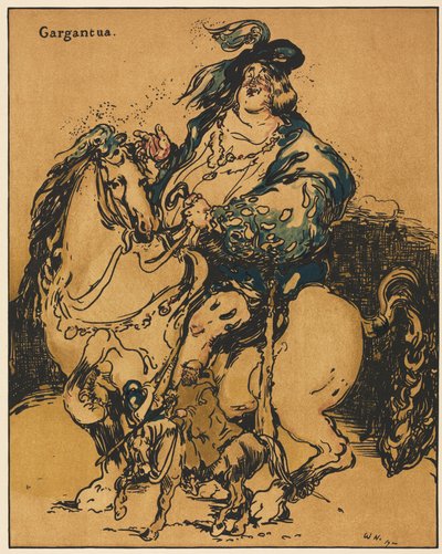 Romantik Karakterler: Gargantua by William Nicholson