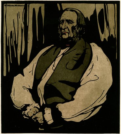 Dr Temple, Canterbury Başpiskoposu, 1898 dolayları (chromolitho) by William Nicholson