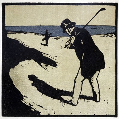 Golf oyuncusu by William Nicholson