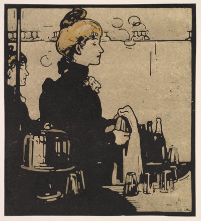 Londra Tipleri: Barmen by William Nicholson