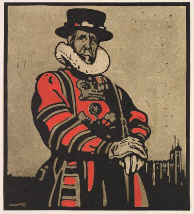 Londra Türleri: Sığır eti yiyen by William Nicholson