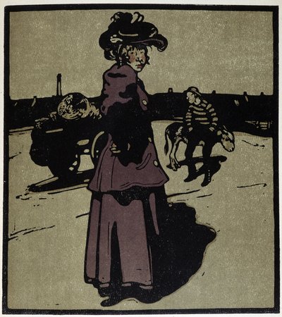 Merchant of Four Seasons, Londra - William Nicholson (1872-1949) tarafından yazılan “” Types of London””da, ed Floury by William Nicholson