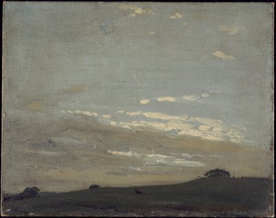 Gümüş Gün Batımı (gemiye serilmiş tuval üzerine yağlıboya) by William Nicholson