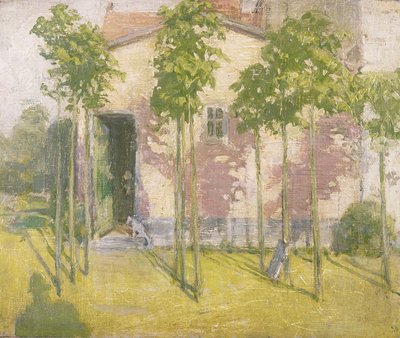 İlkbaharda Stüdyo, Sutton Veny by William Nicholson
