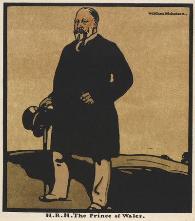 On İki Portre: H.R.H. Galler Prensi by William Nicholson