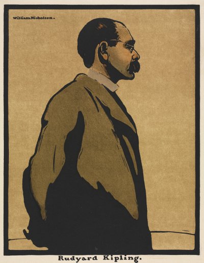 On İki Portre: Rudyard Kipling by William Nicholson